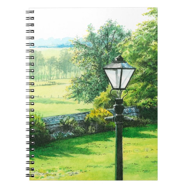 Notebook - "Capernwray Lamppost" Notizblock (Vorderseite)