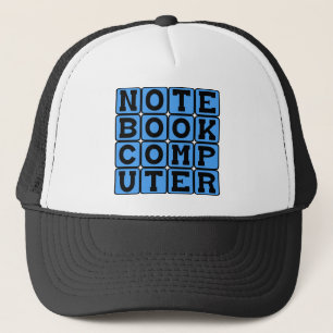 Notebook-Computer, Tragbares Gerät Truckerkappe