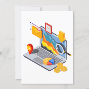 Notebook-Computing Einladung