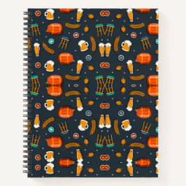 Notebook covers with a playful, colorful pattern notizbuch