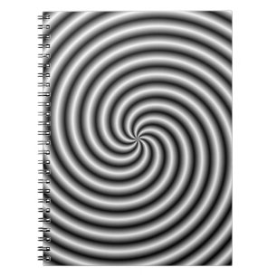 Notebook Der Swirt in Schwarz und Weiß Notizblock
