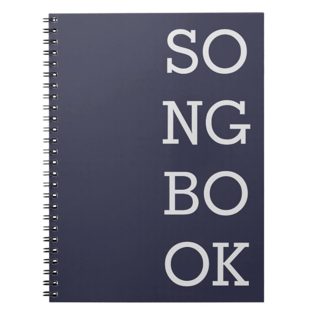 Notebook des Songwriters Notizblock (Vorderseite)