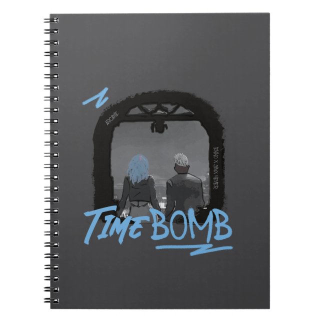 Notebook | Ekko x Jinx | TimeBomb | Arcane Notizblock (Vorderseite)