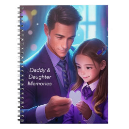Notebook-Erinnerungen Daddy & Daughter Notizblock