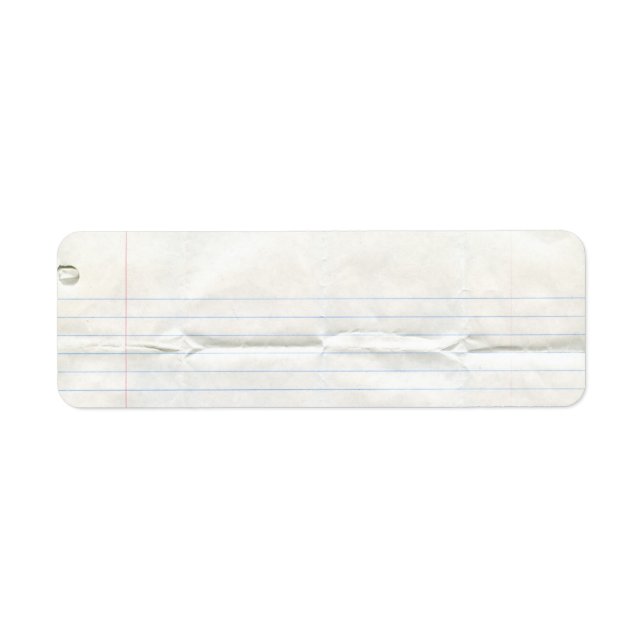 Notebook-Etikette (Vorne)