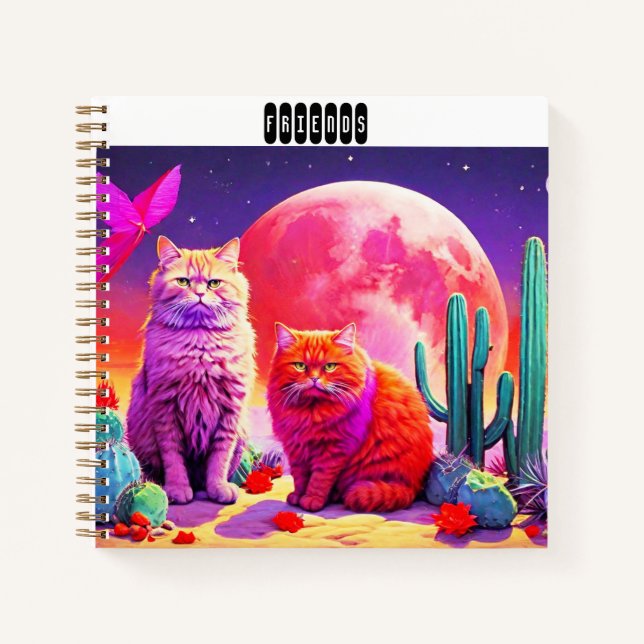 Notebook for Cat Lovers Notizbuch (Vorderseite)