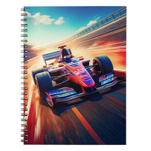 Notebook - Formel 1 Notizblock (Vorderseite)