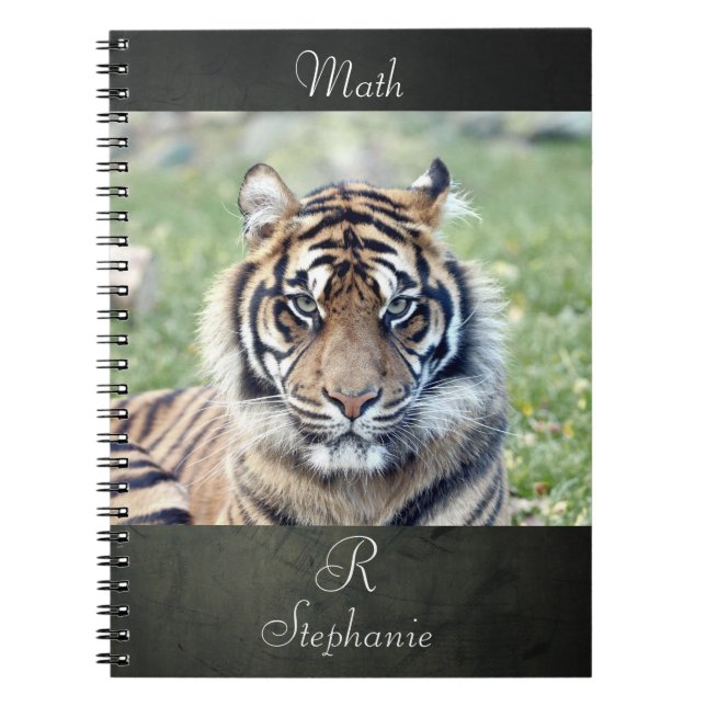 Notebook-Foto-Tiger , Tiere 0255. Notizblock (Vorderseite)