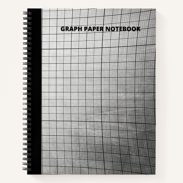 NOTEBOOK FÜR DAS SCHWARZE GRAPH PAPIER NOTIZBUCH (Vorderseite)