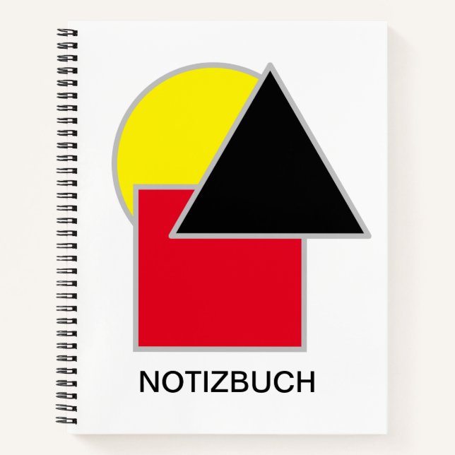 Notebook für die deutsche Klasse Notizbuch (Vorderseite)