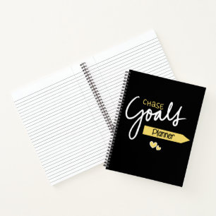 NOTEBOOK FÜR DIE ZIELSETZUNG NOTIZBUCH
