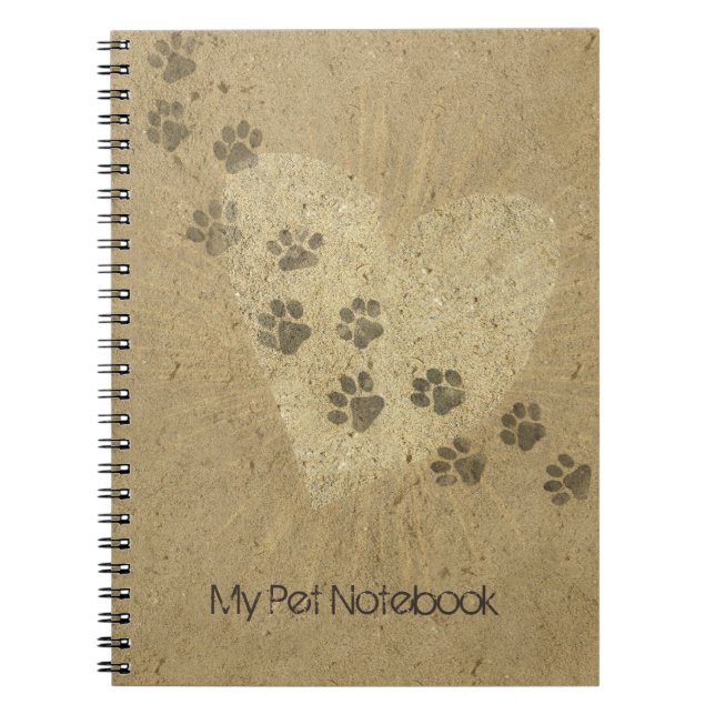 Notebook für Heimtiere (anpassbar) Notizblock (Vorderseite)