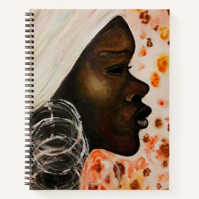 Notebook für Hübsche Frauen in Afrika Notizbuch (Vorderseite)