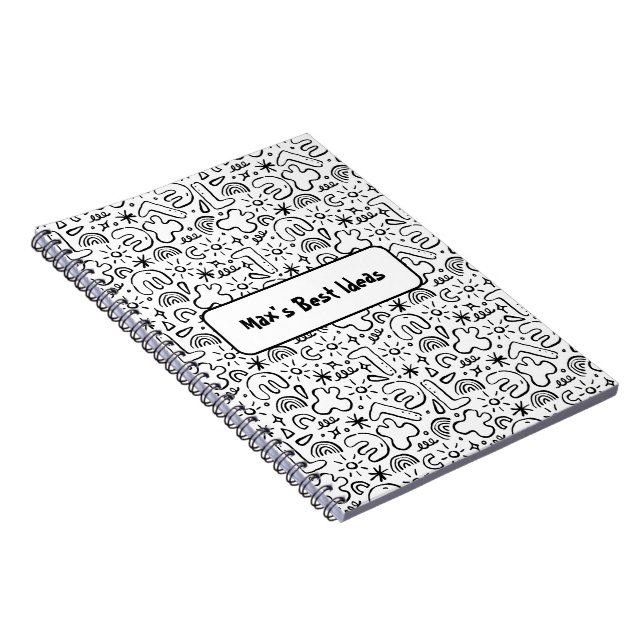 Notebook für Ihre Ideen Notizblock (Rechte Seite)