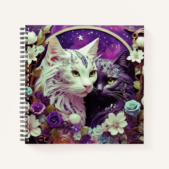 Notebook für Katzen Notizbuch (Vorderseite)