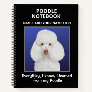 Notebook für Liebhaber von Poodles Notizbuch