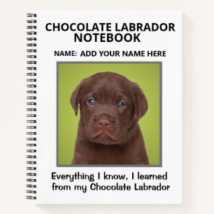 Notebook für Liebhaber von Schokoladenzählern Notizbuch
