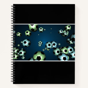 Notebook-Fußball Notizbuch