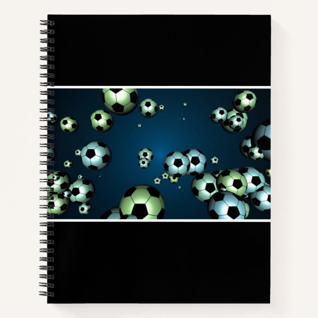 Notebook-Fußball Notizbuch (Vorderseite)