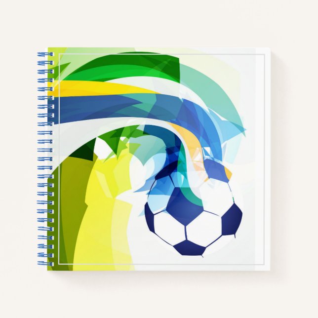 Notebook-Fußball Notizbuch (Vorderseite)