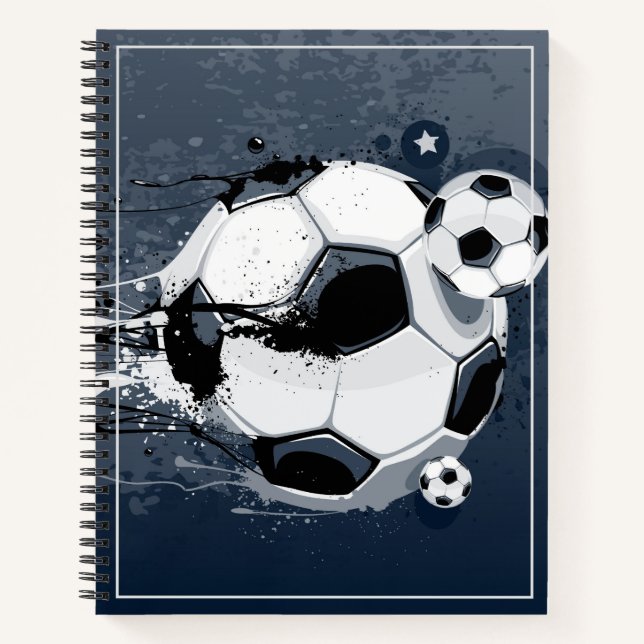 Notebook-Fußball Notizbuch (Vorderseite)