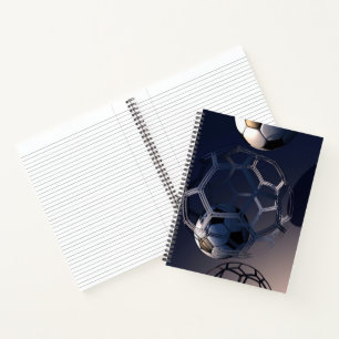 Notebook-Fußball Notizbuch