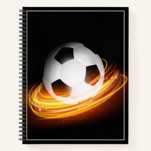 Notebook-Fußball Notizbuch