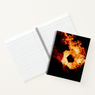 Notebook-Fußball Notizbuch