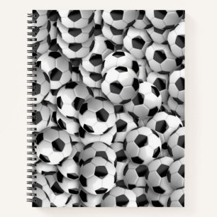 Notebook-Fußball Notizbuch