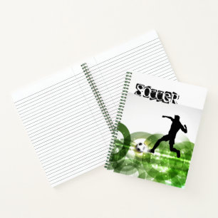 Notebook-Fußball Notizbuch