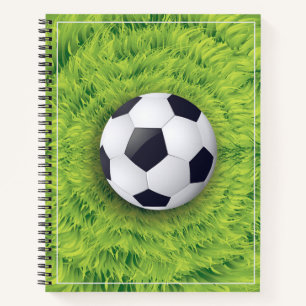 Notebook-Fußball Notizbuch