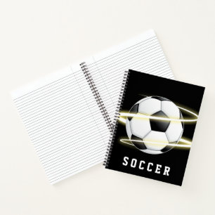Notebook-Fußball Notizbuch