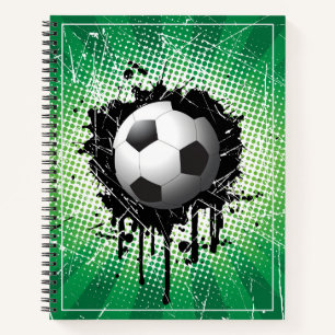 Notebook-Fußball Notizbuch