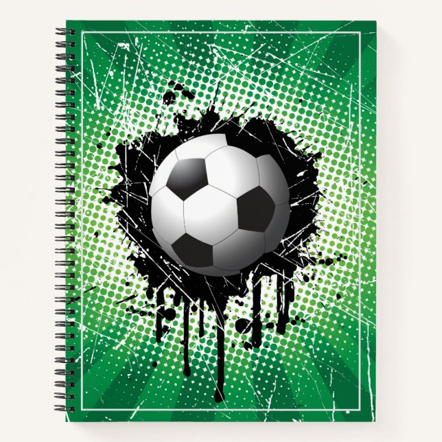 Notebook-Fußball Notizbuch (Vorderseite)