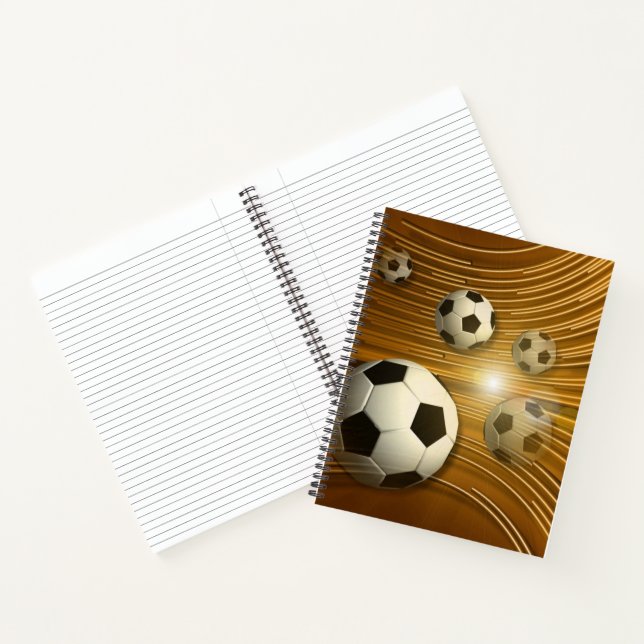 Notebook-Fußball Notizbuch (Innenseite)