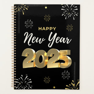 NOTEBOOK - GLÜCKLICHE NEUJAHRE PLANER