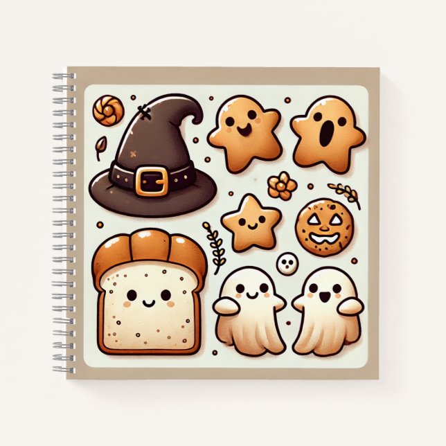 Notebook-Halloween-Design Notizbuch (Vorderseite)