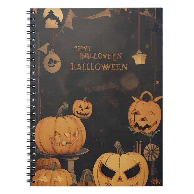 Notebook Halloween Notizblock (Vorderseite)
