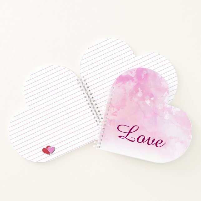 Notebook-Herz Notizbuch (Innenseite)