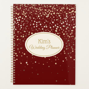 Notebook-Hochzeitsbrille Planer