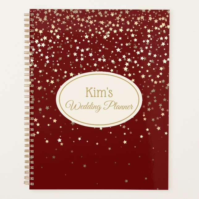 Notebook-Hochzeitsbrille Planer (Vorderseite)