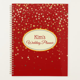Notebook-Hochzeitsbrille Planer
