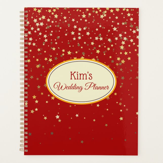 Notebook-Hochzeitsbrille Planer (Vorderseite)