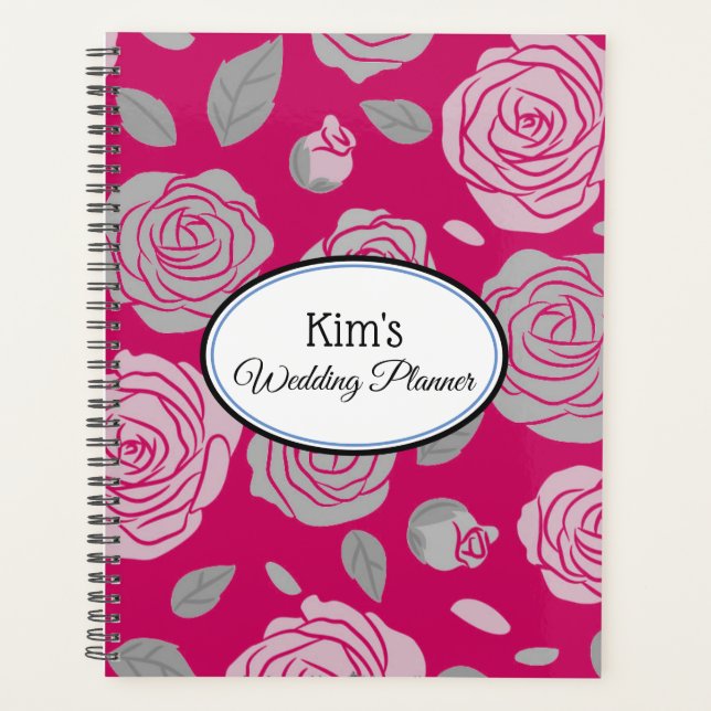 Notebook-Hochzeitsbrille Planer (Vorderseite)