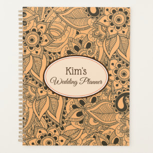 Notebook-Hochzeitsbrille Planer