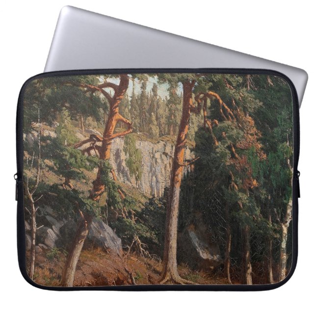 Notebook-Hülle "Im Wald" Laptopschutzhülle (Vorderseite)