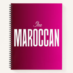 Notebook "I Am marokkanisch" - stolzer marokkanisc Notizbuch