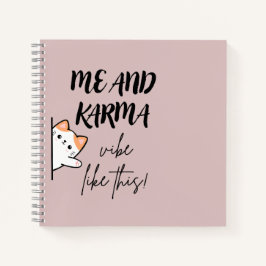 Notebook | karma | cats | journals  notizbuch