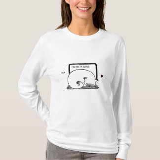 Notebook-Katzenbett (Blue Point) Hoodie T-Shirt