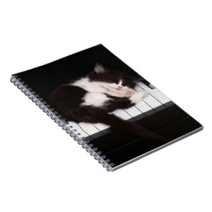 Notebook-Klavier Kitten Notizblock